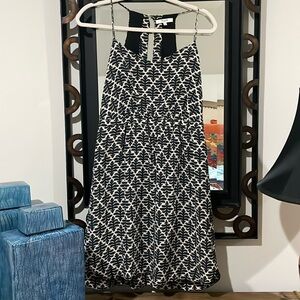Madewell size 8 silk daylight dress in Ikat bloom 2